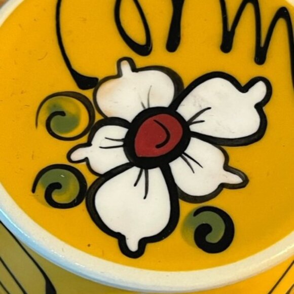 Vintage Marie France signed egg cooker Quebec Pottery art Egg cooker - Picture 2 of 7